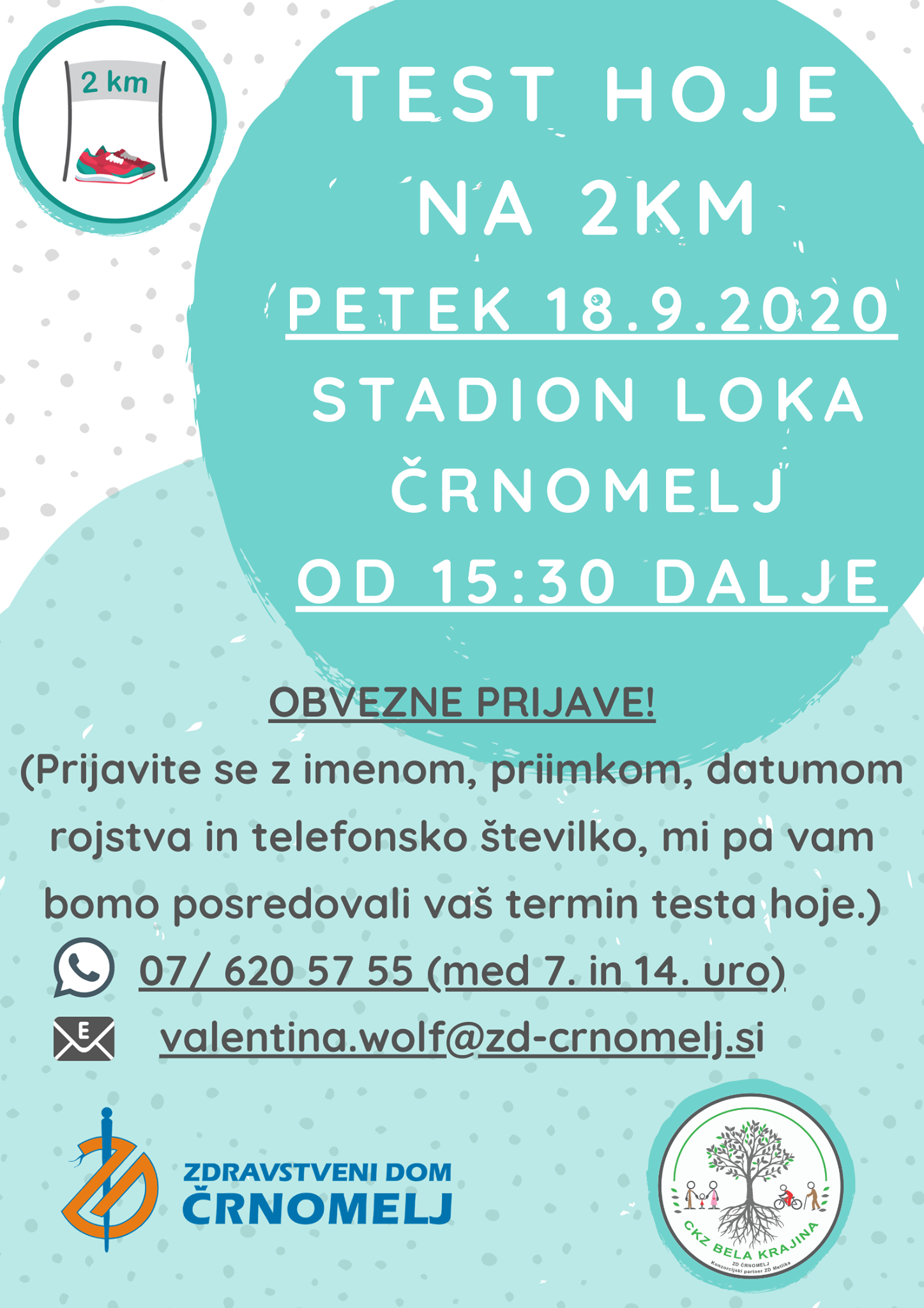 TEST HOJE NA 2 KM