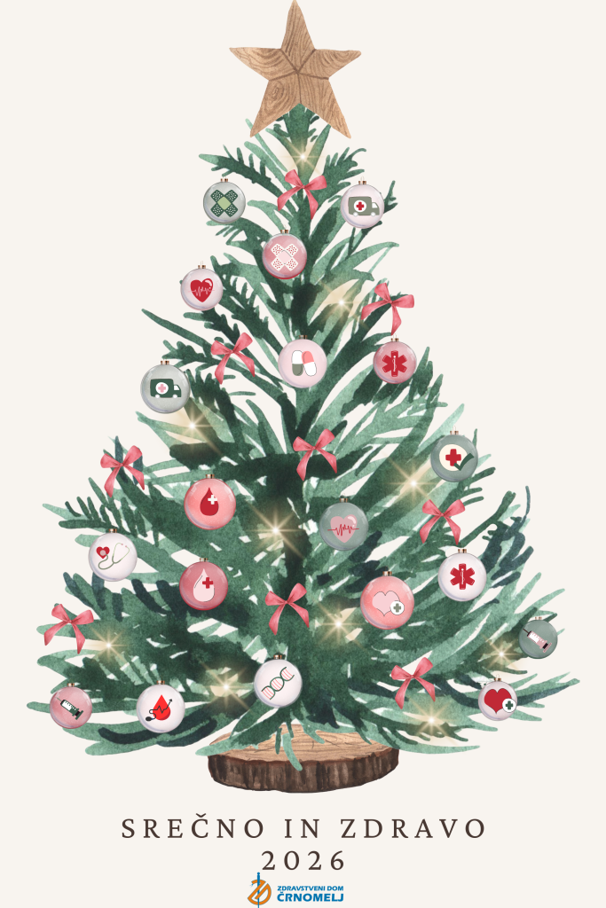 Novoletna smrekica z voščilom